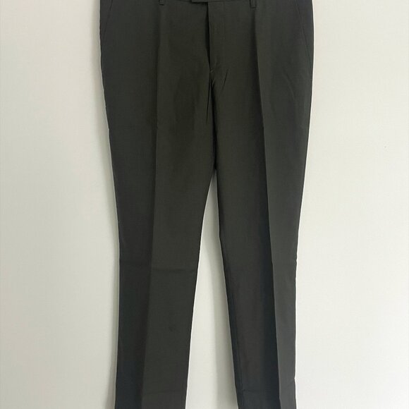 J Lindeberg Dark Gray Regular Fit Wool Dress Pants (36) - Picture 3 of 5